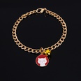 metal collar gold chain dog cartoon pendant collar adjustable pet accessoriespicture52