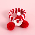 pet knitted striped scarf Christmas dog cat collarpicture12