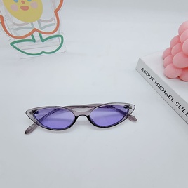 European and American retro triangle cat eye small frame sunglasses hip hop glassespicture15