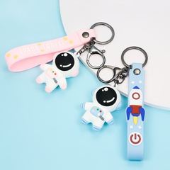 Soft Glue Universe Astronaut Space Robot Keyring Space Travel Keychain