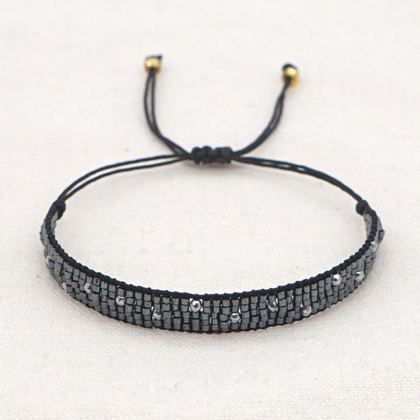 bracelet en diamant tissé à la main perles de riz miyuki bracelet punk empilé's discount tags