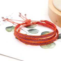 ruban de mode main corde personnalité mode ethnique bracelet rouge natal