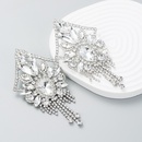 Fashion alloy color diamond long tassel earrings alloy earringspicture10
