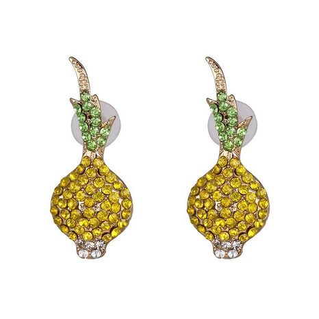 cute style garlic diamond earrings European and American fashion earrings NHJJ566882's discount tags
