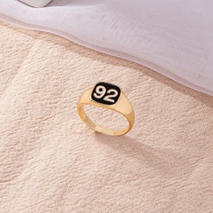Korean simple dripping ring female personality creative couple ring wholesale