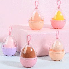 Beauty makeup egg gourd shape puff water drop storage box wholesale