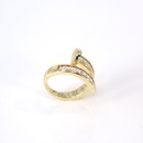 Europische und amerikanische Mode geometrischer Ring aus 18 Karat Gold mit KupferMikroIntarsienZirkonringpicture8