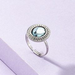 crystal diamond female personality light luxury opening adjustable ring