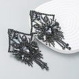 Fashion alloy color diamond long tassel earrings alloy earringspicture13