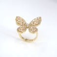 Neue Art und Weise goldener 18K Schmetterlingszirkonring weiblicher luxuriser voller Diamantschmucksachenpicture11