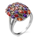 fashion light luxury ring European and American retro design ring trend color diamond ringspicture9