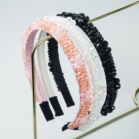 Korean style thin side crystal headband 3pcs of set's discount tags