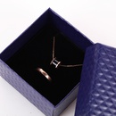einfache einfarbige Uhrenbox Halskette Ring Schmuck Verpackungsboxpicture9