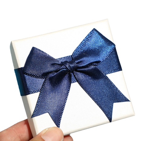 Paper Bow Necklace Ring Jewelry Valentine's Day Gift Box's discount tags