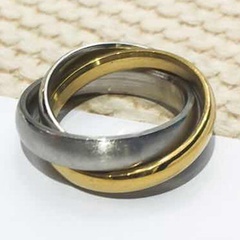 Women's titanium steel hypoallergenic ring wholesale jewelry