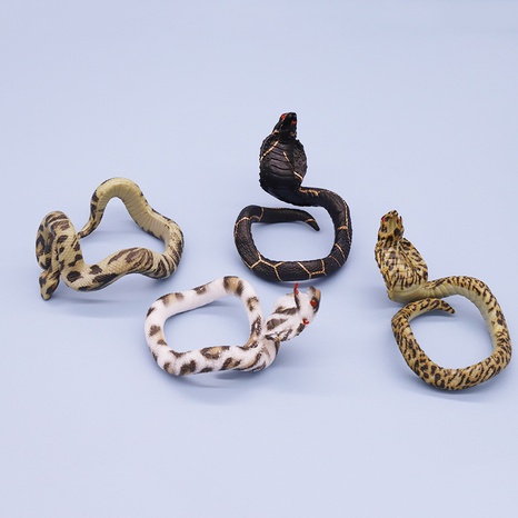 European retro exaggerated soft silicone python bracelet ethnic style snake bracelet's discount tags