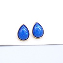 European retro simple resin geometric fashion fourleaf clover round drop earringspicture11
