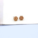 European retro simple resin geometric fashion fourleaf clover round drop earringspicture13