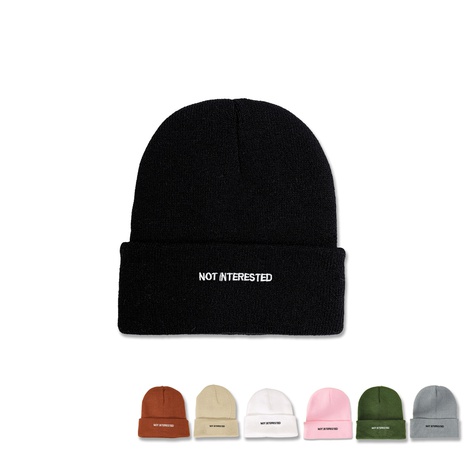 korean fashion trend warm autumn and winter new style woolen hat's discount tags