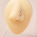 fake piercing nose nail Ushaped jewelry stainless steel nose ring  NHDB570219picture8