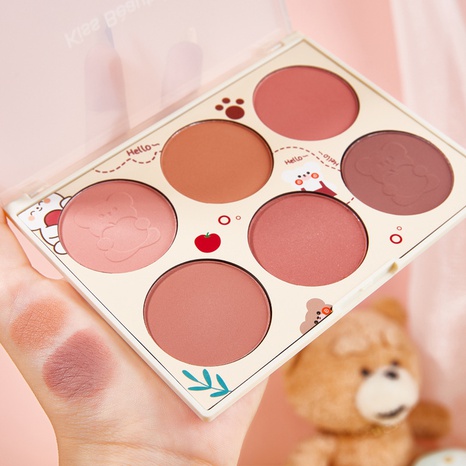 bear blush girl multi-color not fade easy to remove makeup blush's discount tags