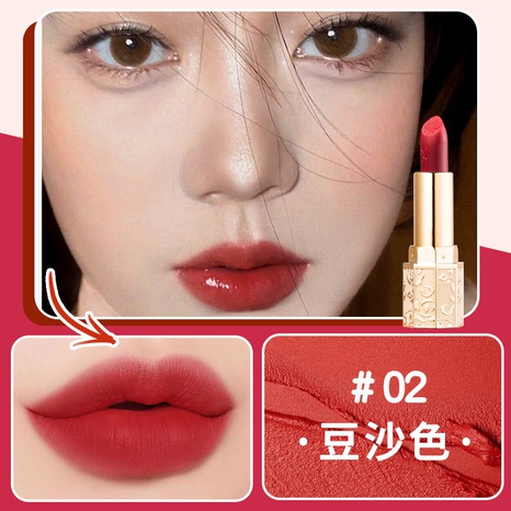 golden pillar lipstick color matte lipstick bean paste color lipstick's discount tags
