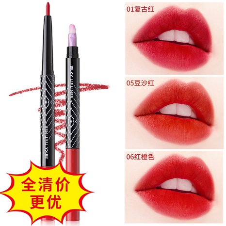 Crayon à lèvres à la mode imperméable à l'eau longue durée rouge à lèvres crayon à lèvres féminin's discount tags