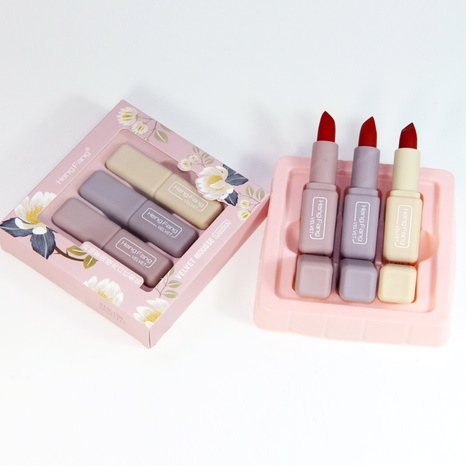 Morandi color floral matte lipstick set boxed's discount tags