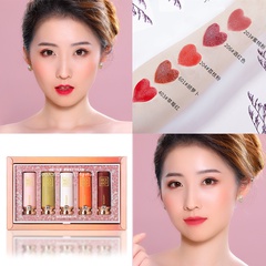 Inlaid Diamond Lipstick Set Student Makeup Lipstick 5 Gift Boxes