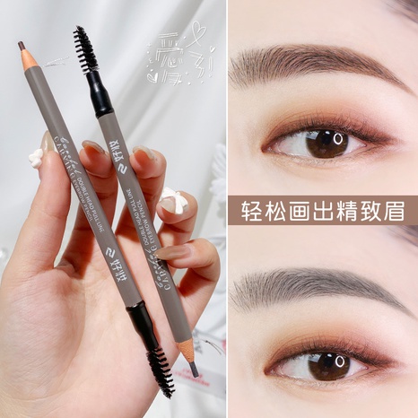 long-lasting not easy to smudge double-headed eyebrow pencil's discount tags