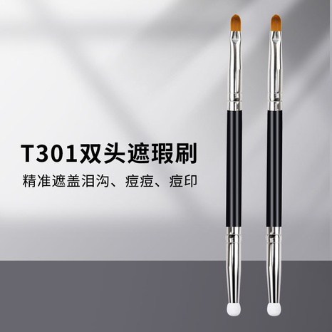 Fashion double-head concealer brush makeup tool's discount tags