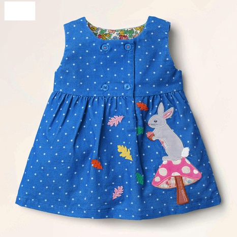 summer new style girl dress knitted sleeveless children's dress's discount tags