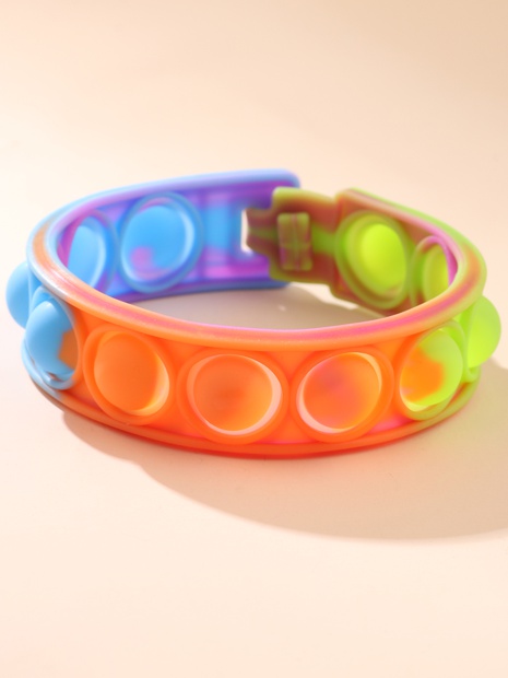 New rodent control pioneer decompression bracelet puzzle decompression silicone bubble press bracelet's discount tags