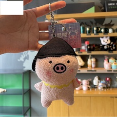 Piggy doll bag pendant doll key chain cute plush doll key chain wholesale