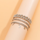 Hot selling star tassel moon full diamond bracelet fashion adjustable inlaid braceletpicture19