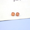 European retro simple resin geometric fashion fourleaf clover round drop earringspicture14