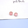 European retro simple resin geometric fashion fourleaf clover round drop earringspicture16