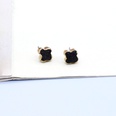 European retro simple resin geometric fashion fourleaf clover round drop earringspicture22