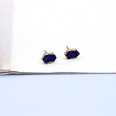 European retro simple resin geometric fashion fourleaf clover round drop earringspicture26