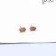 European retro simple resin geometric fashion fourleaf clover round drop earringspicture27