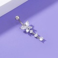 European and American zircon belly button nail butterfly belly button ring piercing jewelrypicture12