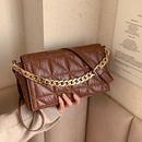 Autumn and winter retro solid color rhombus messenger bagpicture6