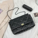 autumn and winter fashion solid color geometric messenger bagspicture5