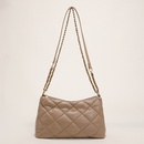Autumn and winter solid color rhombic chain shoulder bagpicture11