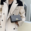 Checkered pattern lock chain small square messenger bagpicture10