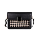 Korean plaid printed autumn and winter oneshoulder messenger small square bagpicture11