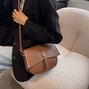 new casual solid color saddle underarm bagpicture8