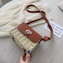 new retro straw woven bag 2021 summer new woven female bag beach bagpicture8