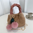 Cute plush cherry autumn and winter single shoulder messenger bagpicture15