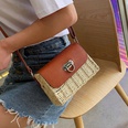 new retro straw woven bag 2021 summer new woven female bag beach bagpicture12